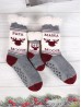 Moose Indoor  Anti-Slippery  Slipper Socks (3 Pairs Set) (PAPA MAMA BABY)